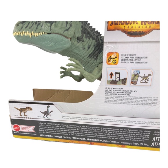 Jurassic World Dominion Strike N' Roar Giganotosaurus 🆕 - Picture 7 of 12